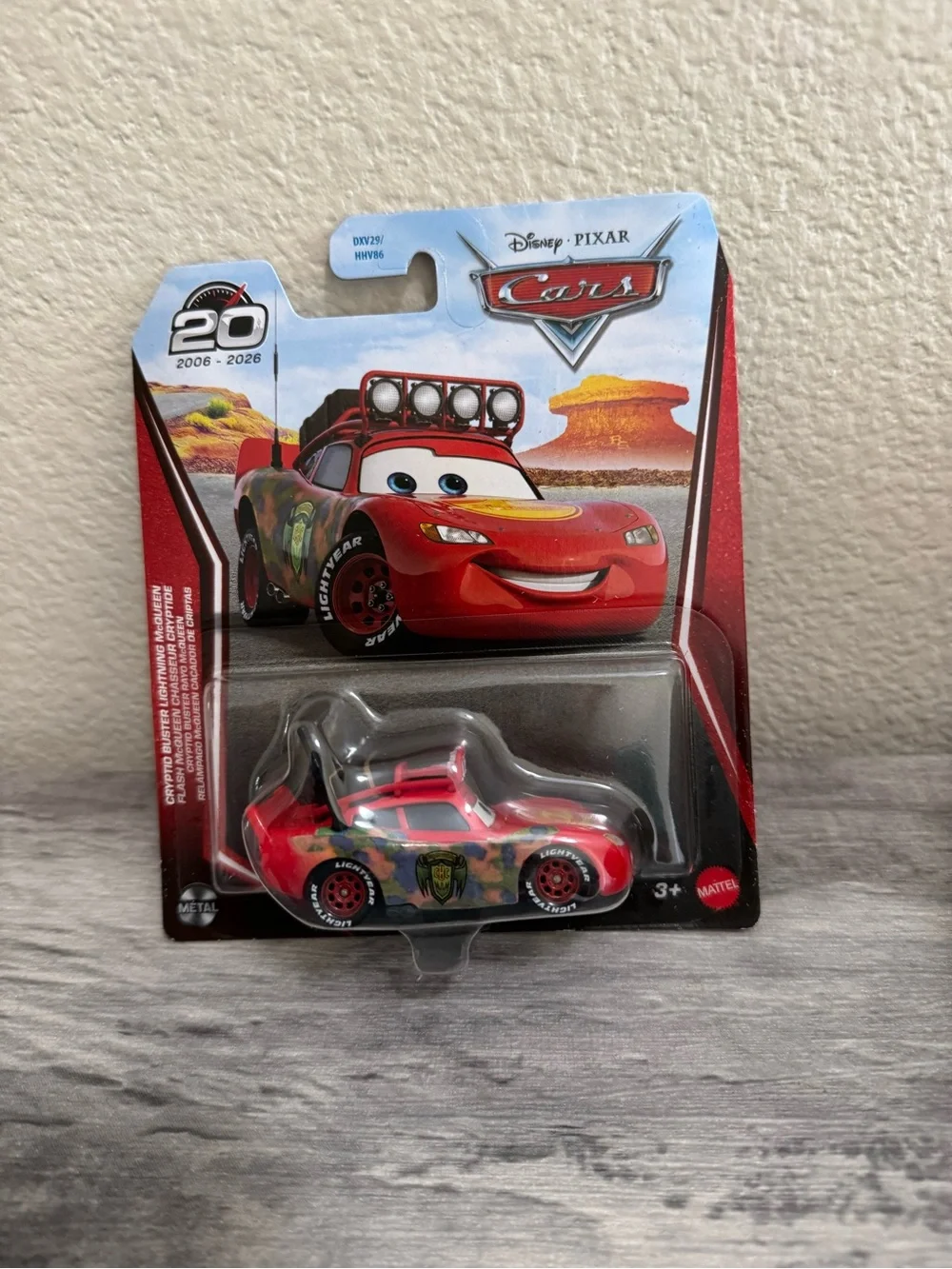 Disney Pixar Cars Cryptid Buster Lightning McQueen 20th Year Anniversary 2026